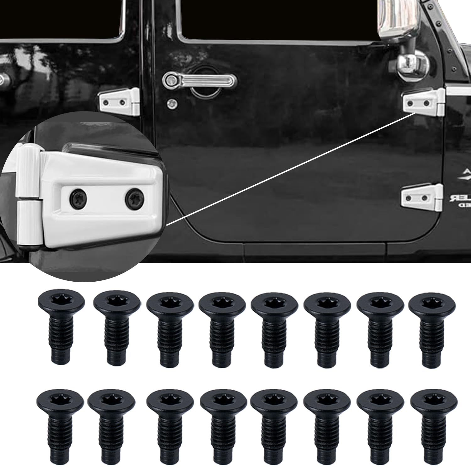 Durvju eņģes skrūve Savietojama ar Jeep