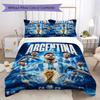Messi World Cup Victory Bedding Without Core 1 Duvet Cover 2 Pillowcase Without Core Soft And Comfortable Duvet Cover And Pillowcase