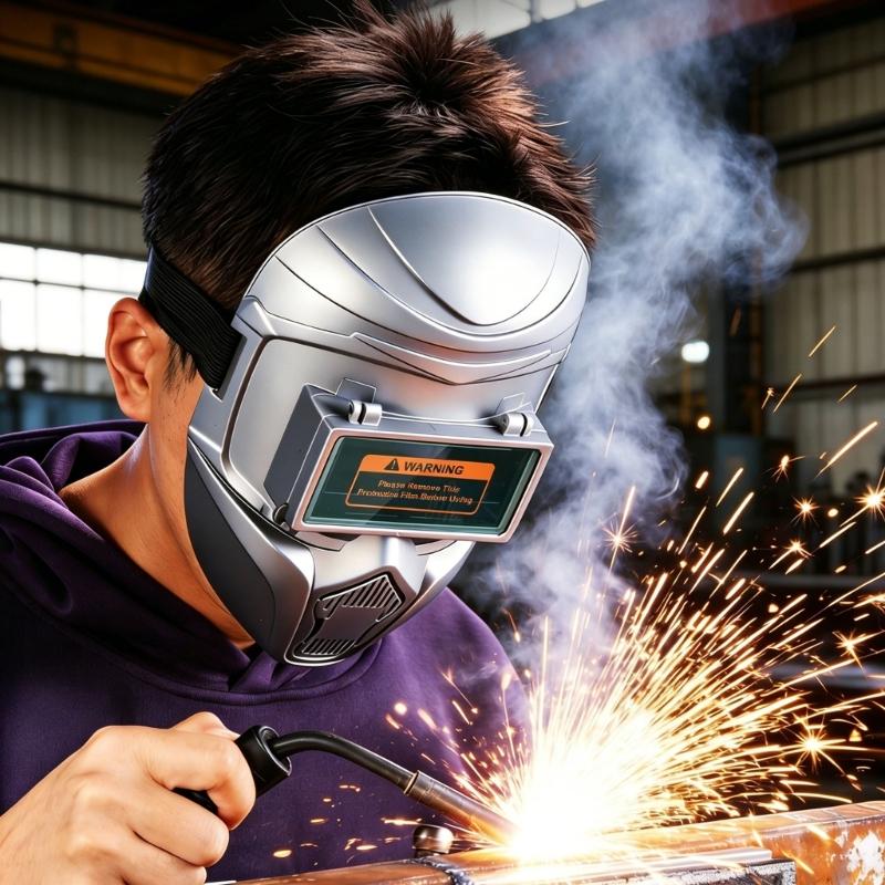 Professional Impact Resistant Flip Front Welding Mask With Adjustable Lens And Breathable Design Suitable For Safety
