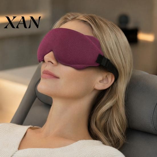 Non-pressing Eye Mask Zero Pressure Sleep Mask, 3D Contoured Cover for Travel, Light Slow Rebound Memory Foam Blocking Blindfold Nap, Cute Cat