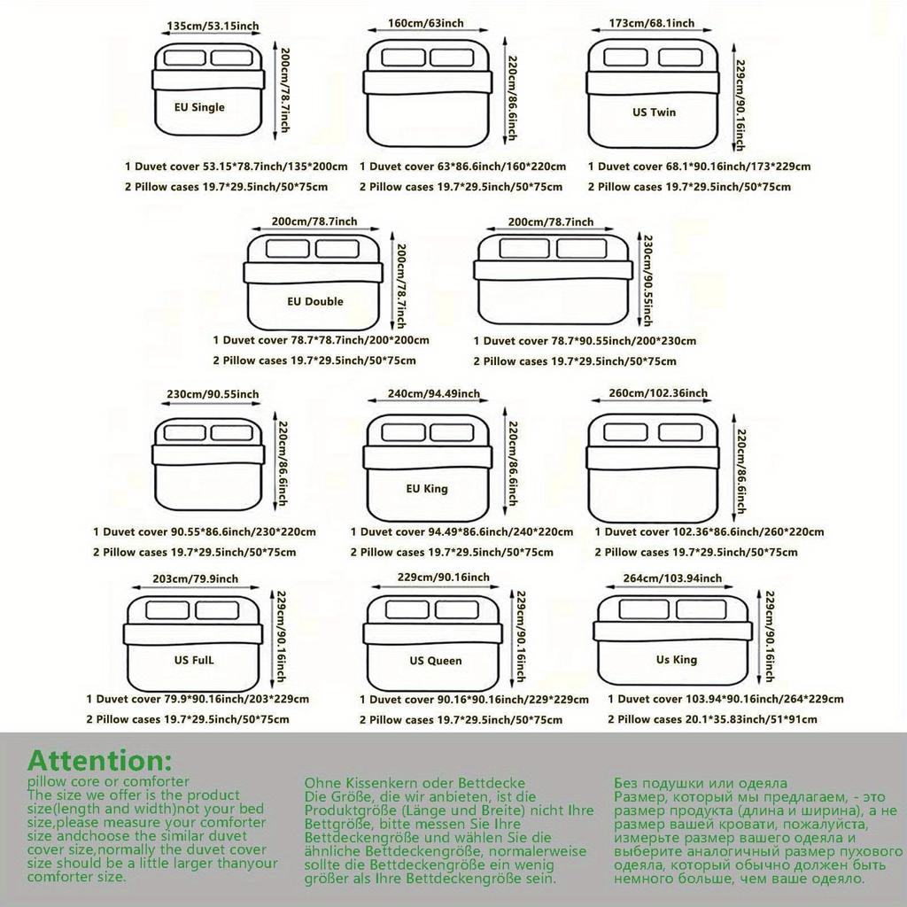 3pcs Duvet Cover Set White Flower Blue Leaves Feather Butterfly Theme Perfect for Bedroom Living Room Hotel Lounge Decoration