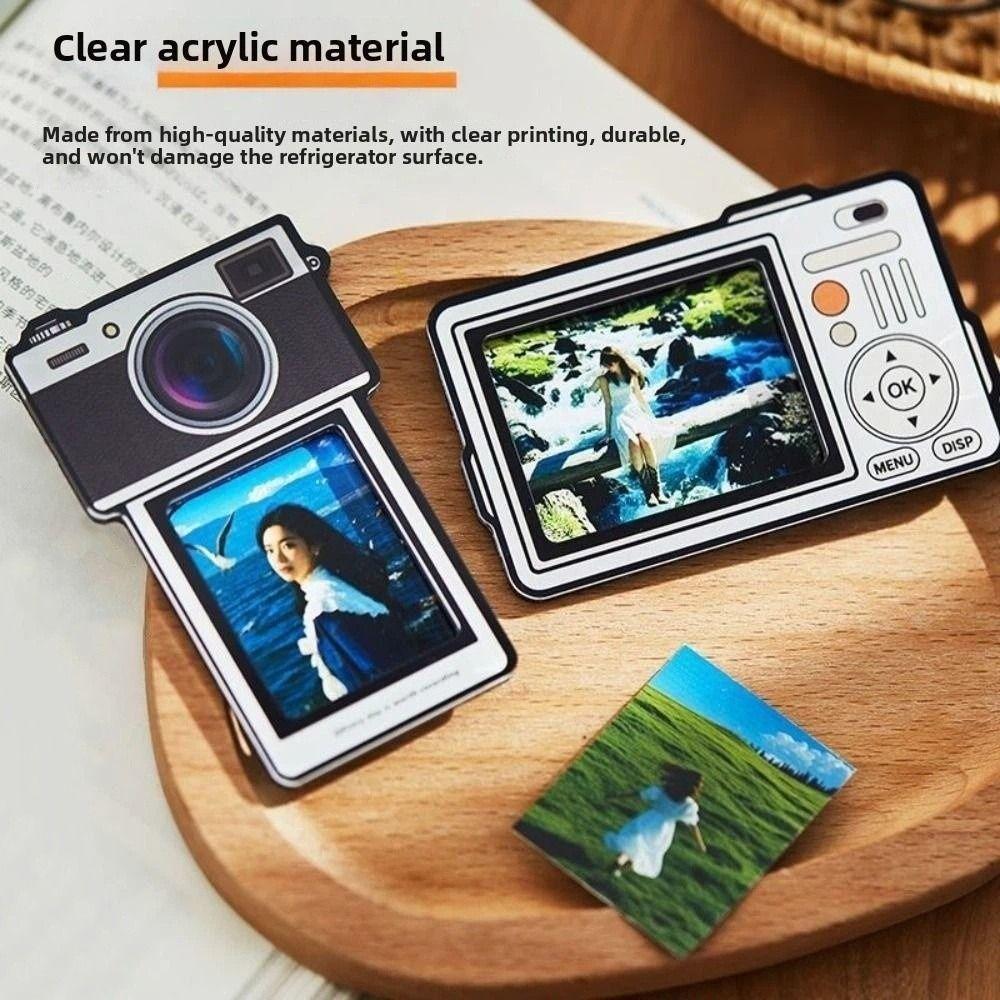 DIY Photo Frame Refrigerator Magnets Funny Detachable Creative Fridge Magnets Photo Decoration Multi-Purpose