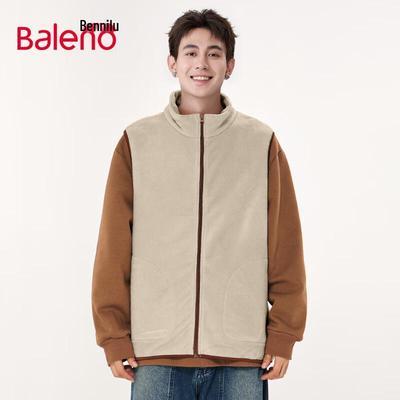 Baleno Men's Fleece-Lined Stand-Collar Vest