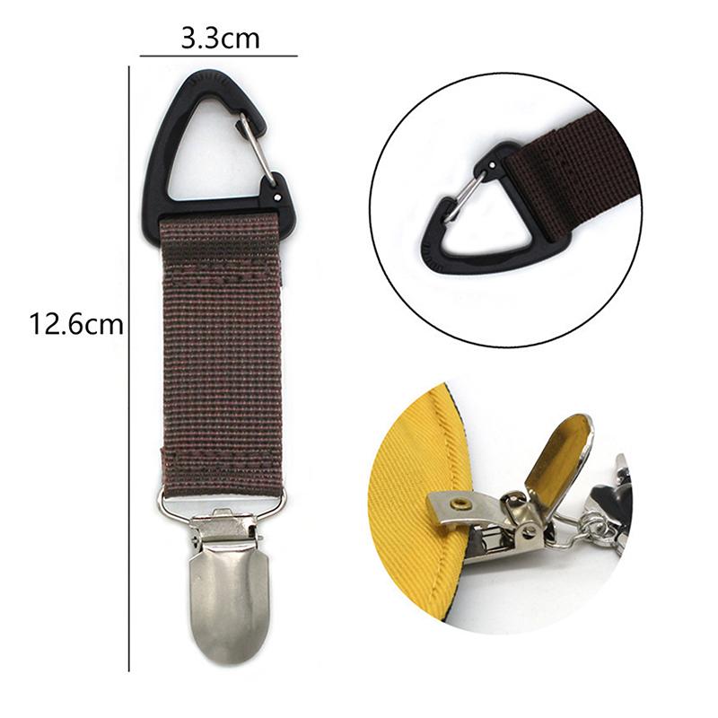 1Pc Multi-Purpose Glove Organizer Outdoor Travel Straw Hat Clip Portable Hat Companion Bag Clip Diy Accessories