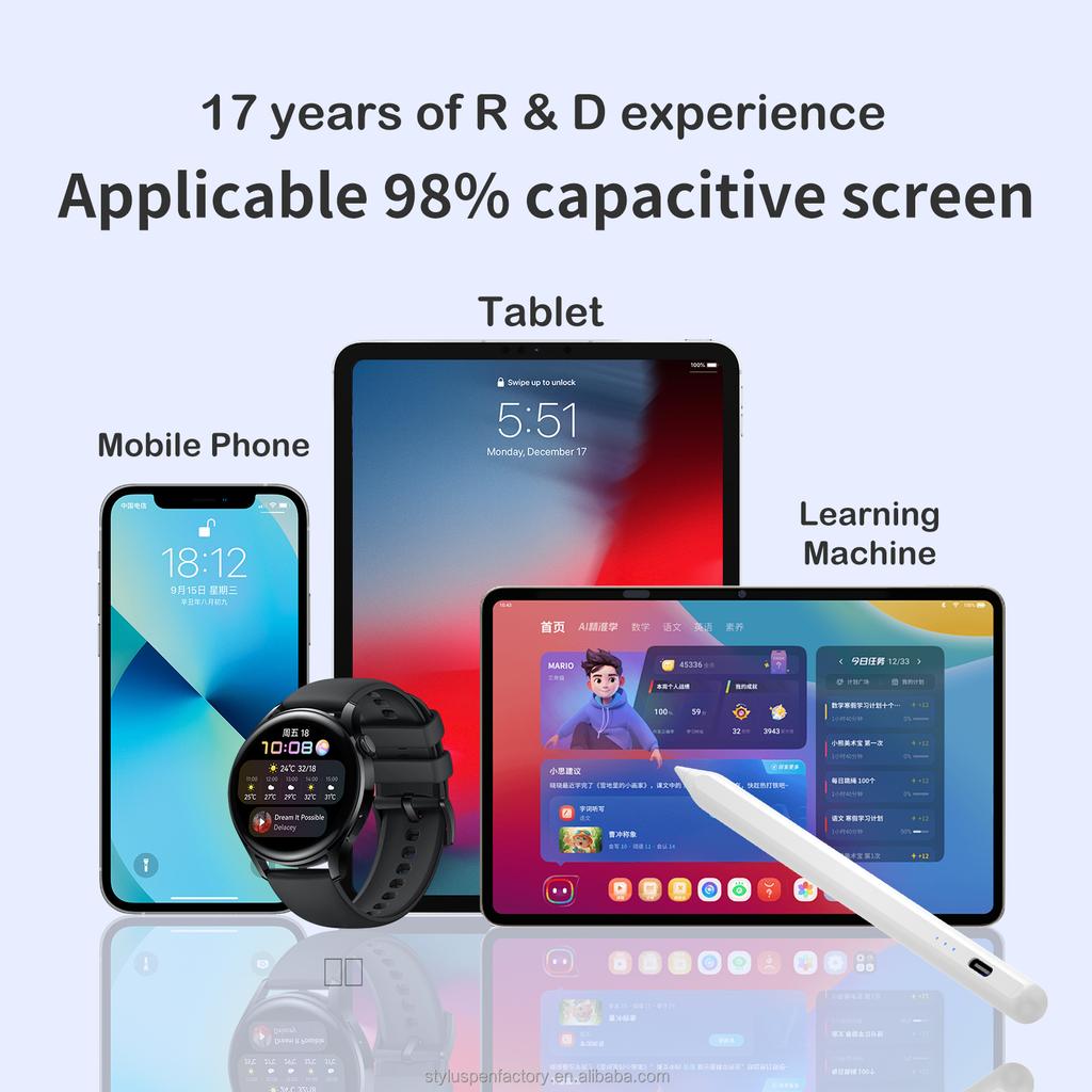 Custom Logo ODM/ for Android Apple Pen with Stylus Universal Phone Tablets Touch Screen