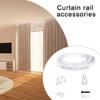 Customizable Ceiling Curtain Track Kits 3Meter White Rails with All Accessories Set for Functional Window Treatments