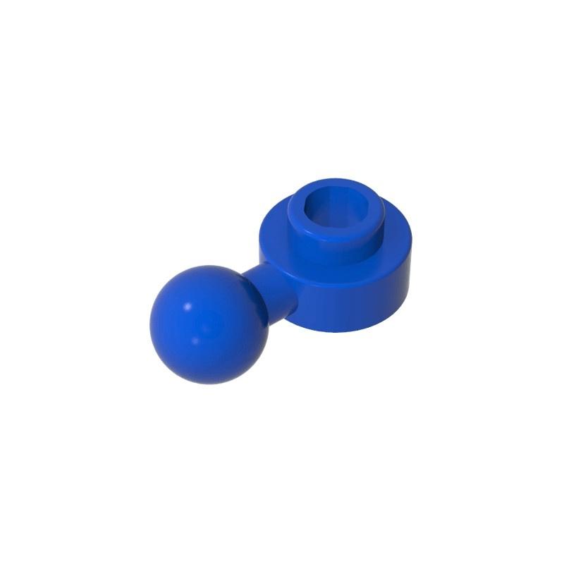 

10PCS 3614 Plate1x1 Ball Head on One Side Including Tow Ball Building Blocks Kit Shaped Holes Blocks Particle Playthings Children Gifts 10PCS синий