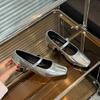 Fashion Mary Jane Single Shoes Thick Heel Shoes Elegant Classic Retro Square Toe Comfortable Soft Shallow Cut Low Heel Women's Shoes