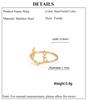 Cazador Stainless Steel Crescent Moon Phase Rings for Women Vintage Jewelry New in Rings Party Anniversary Birthday Gift 2026