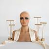 Mannequin Head with Shoulders Skin Tone Female Bust Lightweight