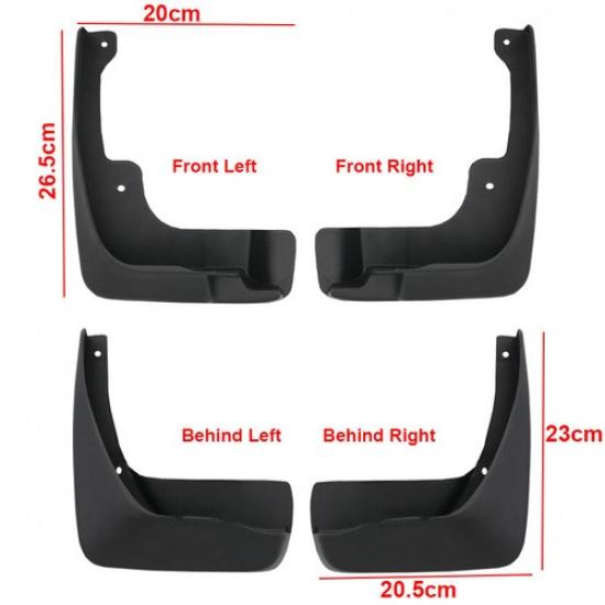 Car Mud Flaps For Toyota Camry Altis Aurion XV40 2007-2010 2011 Guards Mudguards
