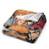 Super Soft Blanket Picnic BLEACH Anime Ichigo  Throw Blanket  Flannel Bedspread For Couch Chair Graphic Sofa Bed Cover