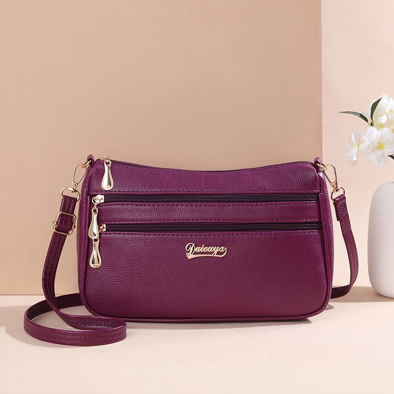 

Daiouya 2022 Autumn Multi-layer Women s Crossbody Shell Bag фиолетовый