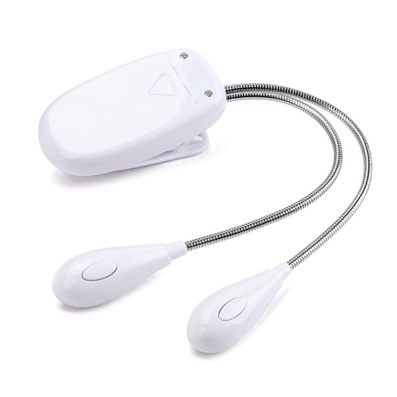 USB/Battery Book Light Eye-Cared Clip On Light, Perfect for Reader, Music Stand