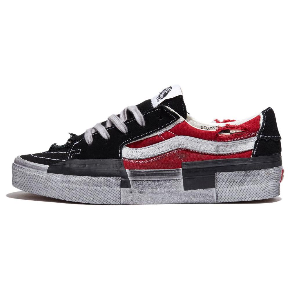 Vans Sk8-Low Reconstruct Unisex Black Red VN0009QS458 36