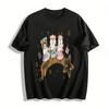 Kids Christmas Cute Animal Print Top Bear Deer Star Festive Vibe Holiday Shirt Pure Cotton T-shirt
