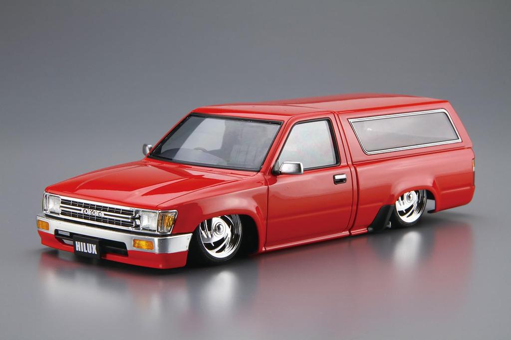 Aoshima Bunka Kyozai The Tuned Car 59 YN86 Hilux New Old School Plastic Model Kit Co., Ltd. (AOSHIMA) No. 1/24 '95 (Toyota)