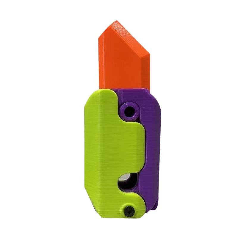Authentic 3d Printed Gravity Carrot Knife For Couples Silicone Material