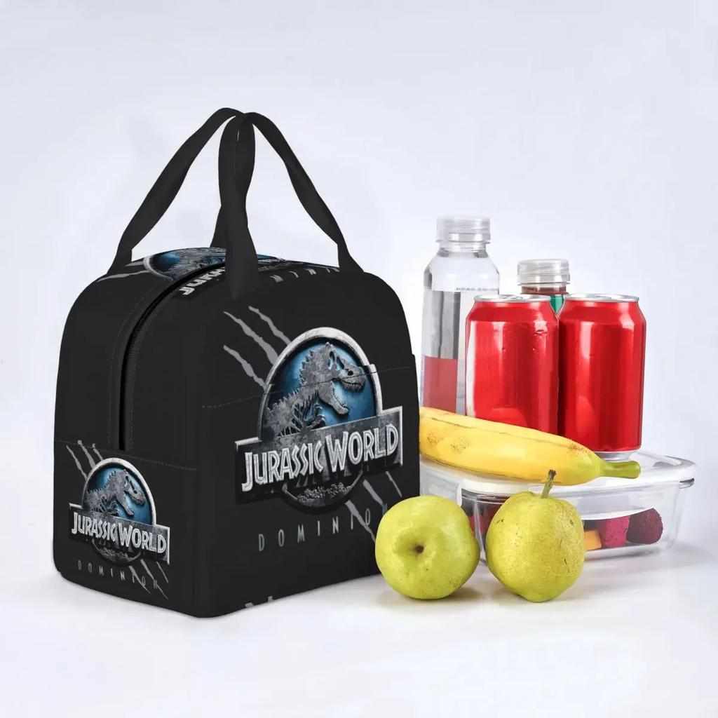 Jurassic World Dominion Brotdosen für Frauen Jurassic Park Kühltasche Thermische Lebensmittelisolierte Lunchtasche Schulkinder Schüler