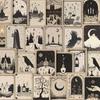 50PCS Waterproof Gothic Tarot Card Stickers for Luggage, Scooters, Notebooks, Journals