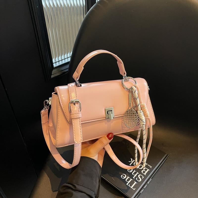 Bag lady 2025 new trendy high-end fashion retro versatile messenger bag spring and summer small bag portable small square bag
