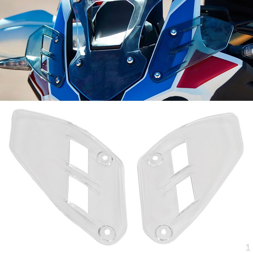 2 Pieces Windshield Deflector Automotive Frames Accessories Upper Wind Deflectors kit suitable
