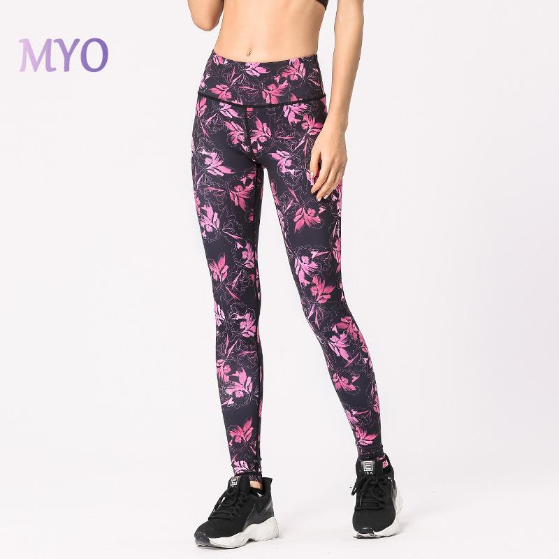 Buy Red Petals Printing Tights PUSH UP 