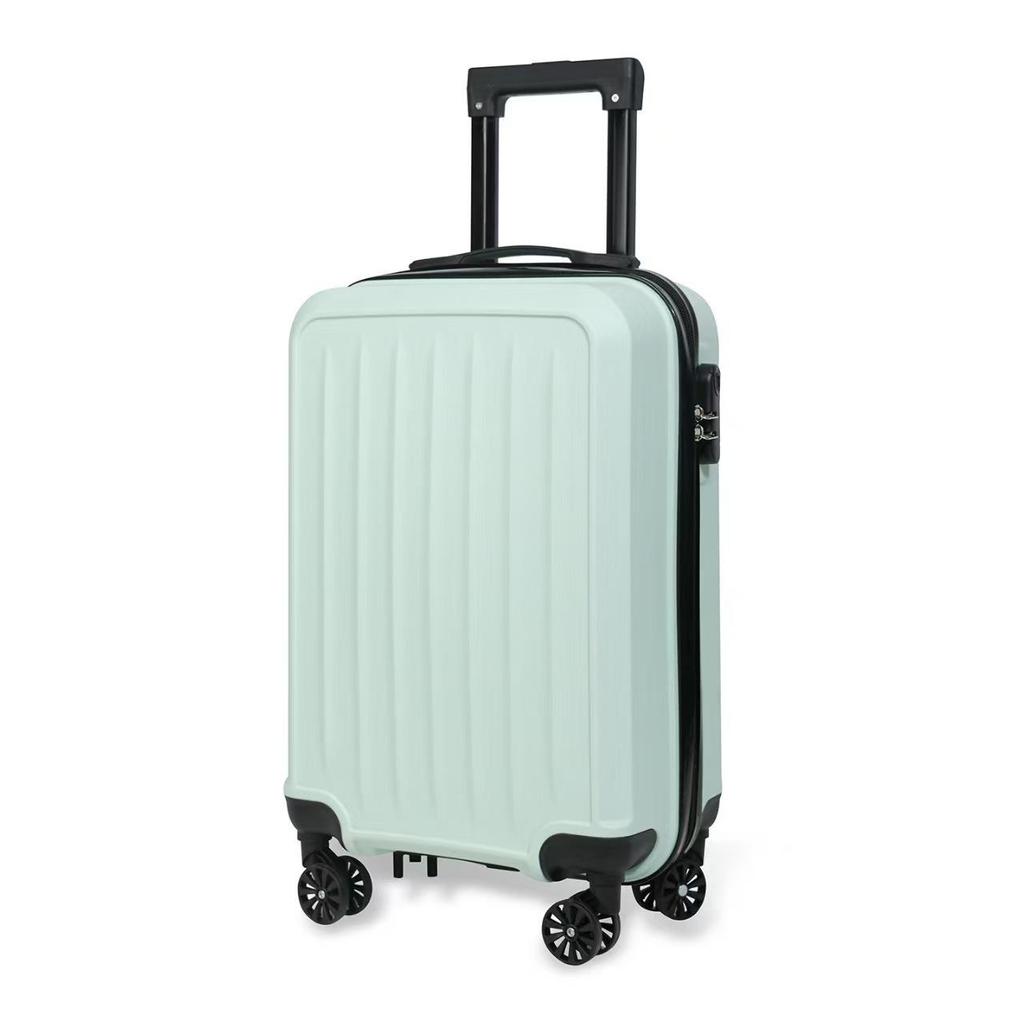 20-Inch Solid Color Suitcase with Logo Printing, Universal Wheels & Combination Lock