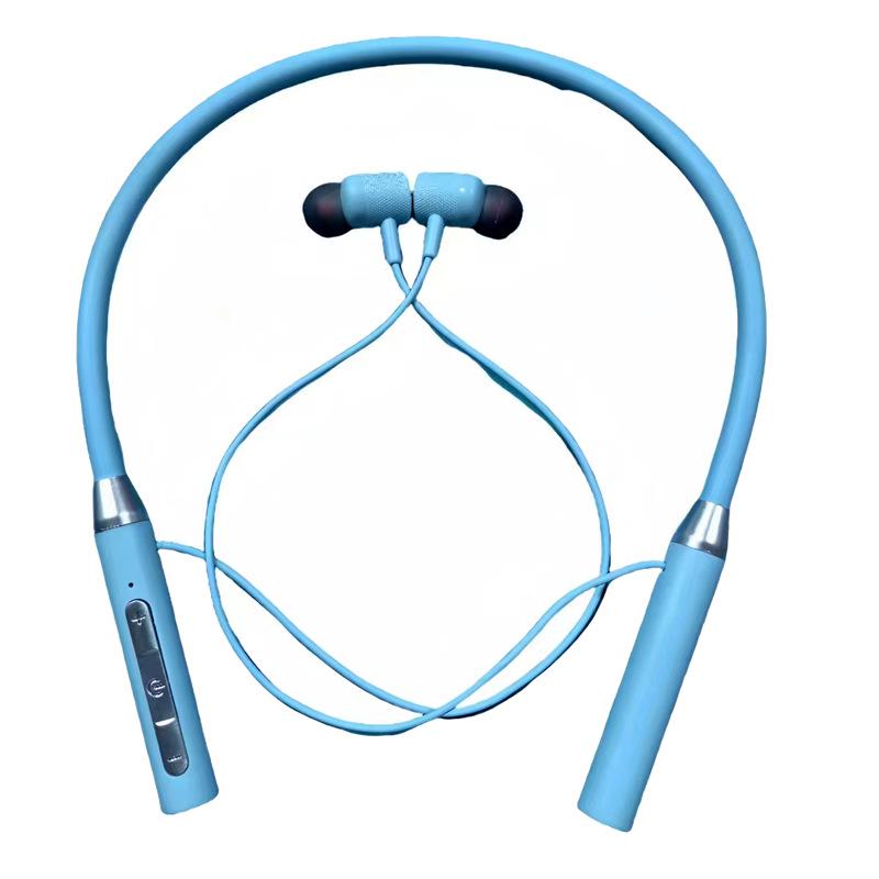 K58 Neckband Bluetooth Sports Headset, Dual-Ear Stereo, Magnetic In-Ear, Wireless Charging