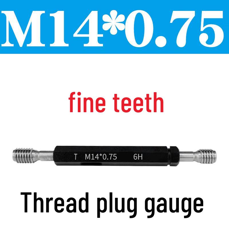 M14x0.75 Metric Thread Go/No-Go Plug Gauge