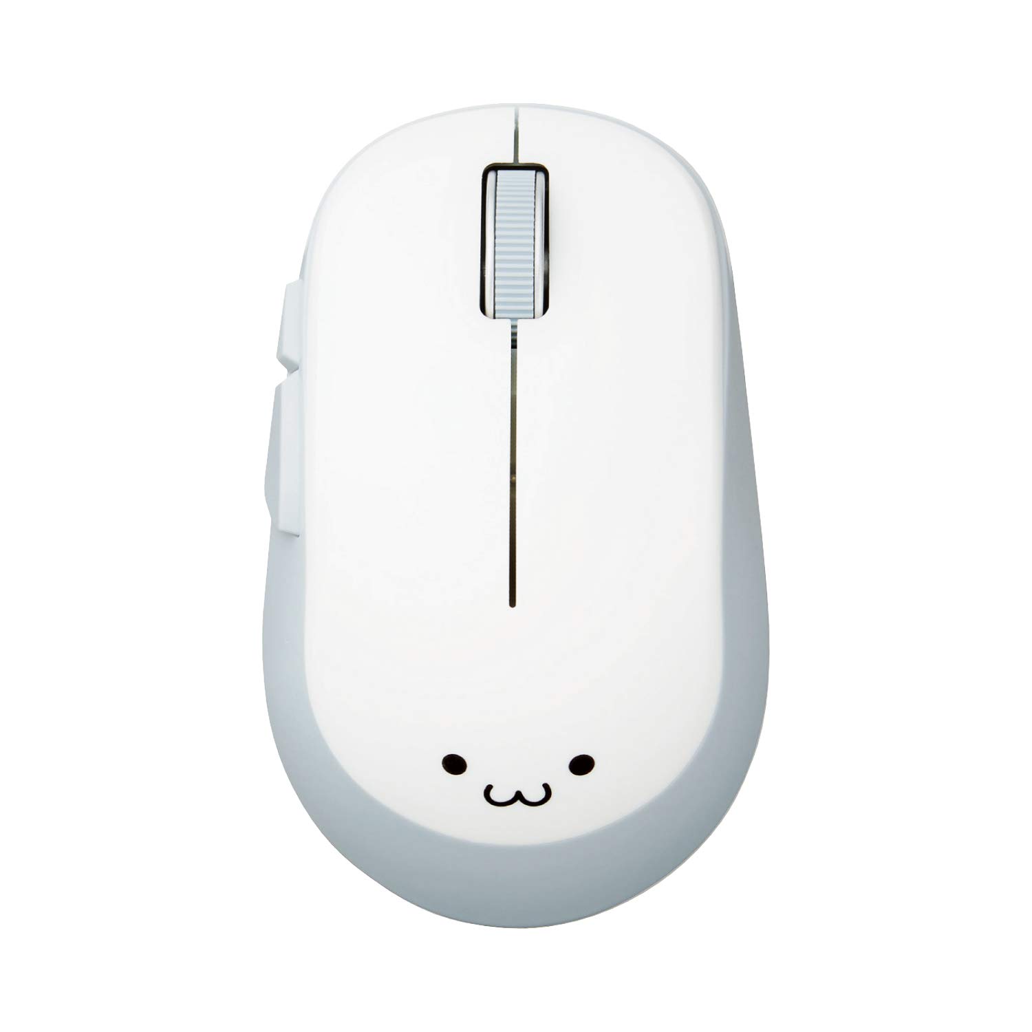 

ELECOM Wireless Mouse (Receiver Included), Medium Size, 5 Buttons (Back and Forward Buttons), BlueLED, EPRIM, White, M-DY13DBXWH