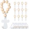 Baptismal Rosary Handmade Wooden Note Package Content