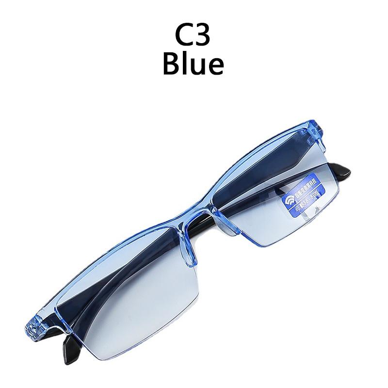 

Presbyopia Eyeglasses Rimless Smart Zoom Frameless Reading Glasses Smart Technology Blue Light Blocking Reading Glasses Smart zoom lens
