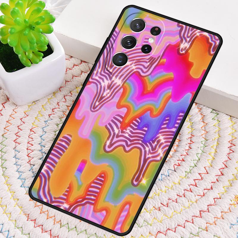 Pastell Kawaii Schmelzende Trans Pride LGBT Handyhülle Für Samsung Galaxy note 10 pro S26 S25 S24 S23 S22 S21 Plus Ultra Hülle