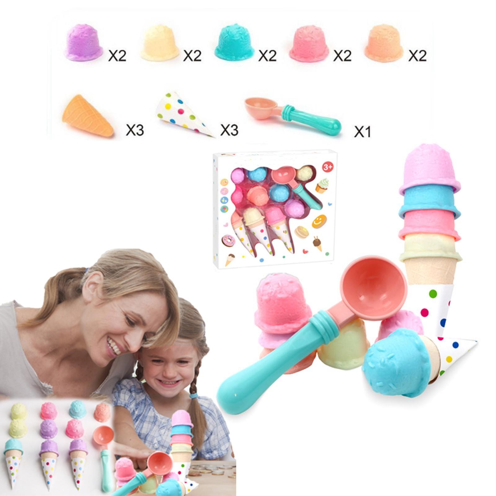 

Детские игрушки для сюжетно-ролевой игры в кухню, игрушки-торты с мороженым, развивающий набор «Сделай сам» One Size