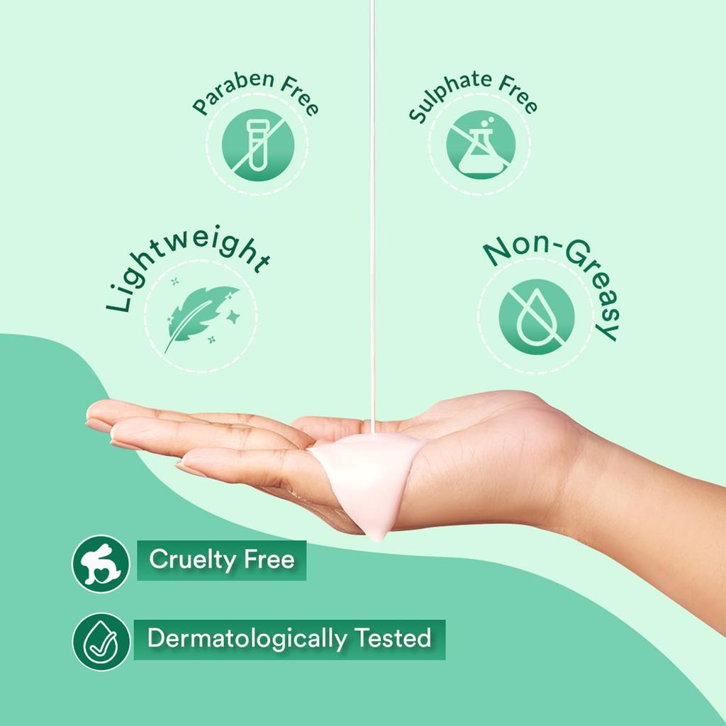 Lacto Calamine Lotion do twarzy Glinka kaolinowa i Aloes 60ml Codzienny krem nawilżający do cery mieszanej i normalnej Kontrola sebum i promienny blask