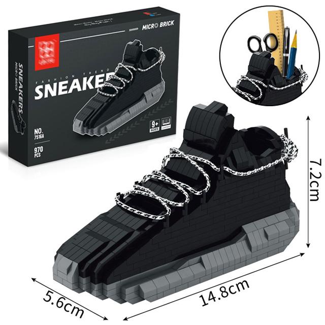 

Новые строительные блоки для мальчиков и девочек, спортивные баскетбольные кроссовки «сделай сам», аниме, кроссовки, игрушечная аукционная модель, сборочный блок, кирпичи, детские игрушки, подарки