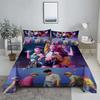 Mira D-Demon Hunters K-pop Bed Sheet Set 3D Printed Bed Flat Sheet With Pillowcase Bed Linen King Queen Size