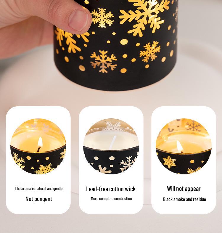 LED Aromatherapy Candle Night Light: Christmas Atmosphere Fragrance Ornaments