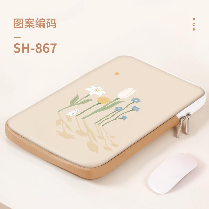 DIY Simplicity Laptop Sleeve Bag 11" 12" 13" 14" 15.6" Laptop Shockproof Case For Macbook Hp ASUS Dell PU Torba do przenoszenia Shockproof Case