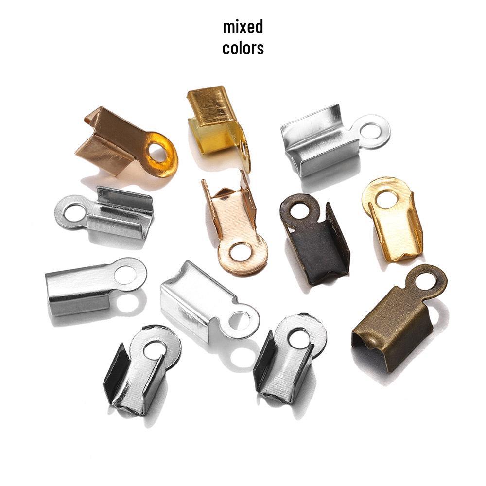 Leather Cord Clamps & Crimp Ends for DIY Jewelry Bracelets