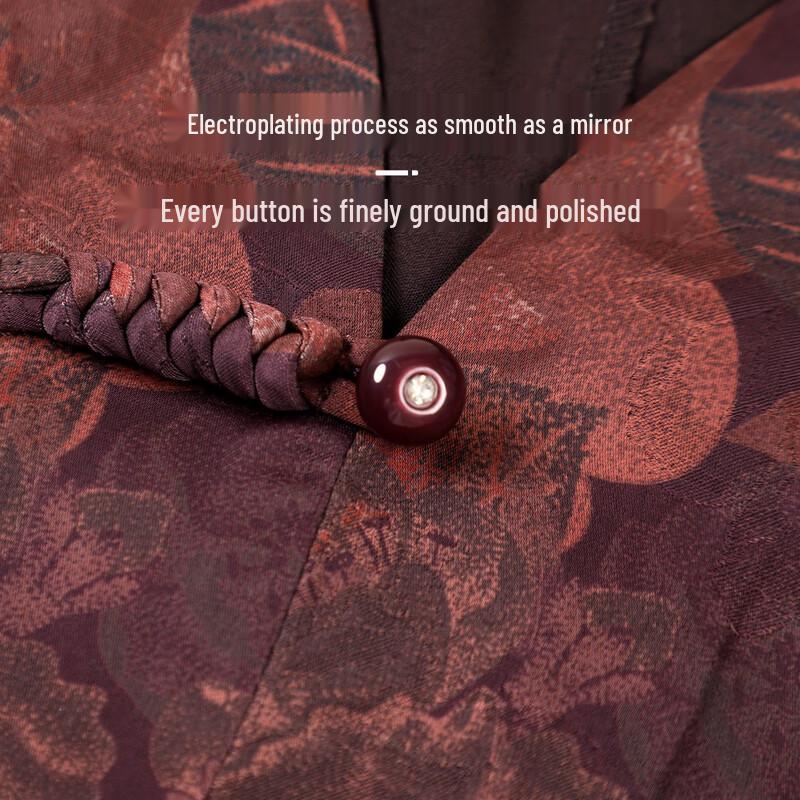 Elderly Women's Elegant Ancient Style Shirt & Casual Pants Set