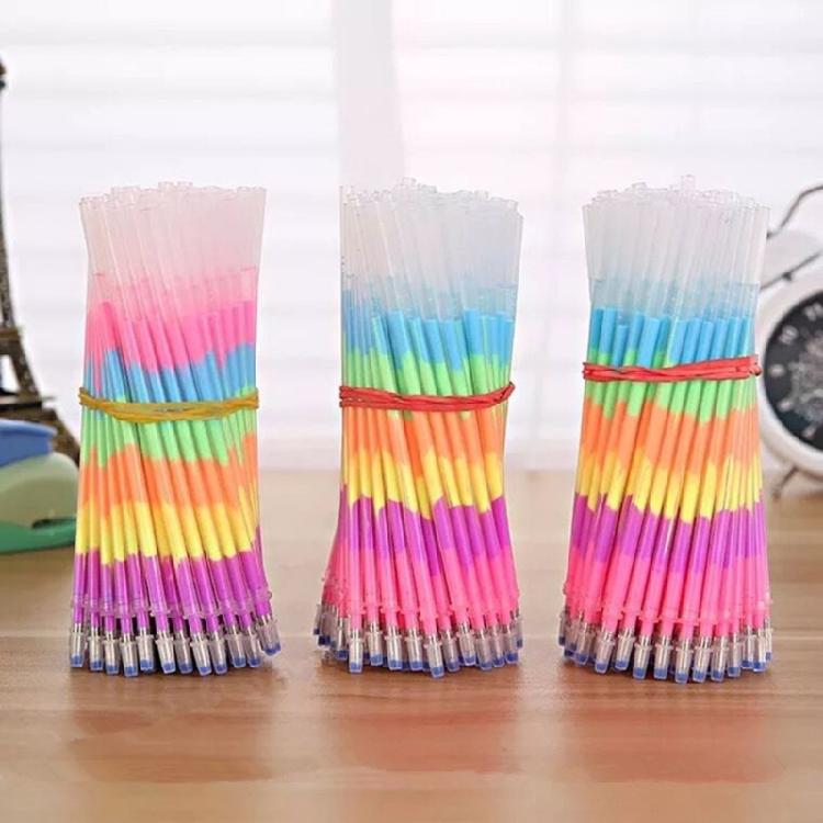 Rainbow Colors Pen Refills Ink Refills 0.8mm Tip