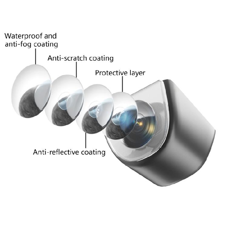 Clear Camera Cover Housing Anti Scratch Bump Defense Weatherproof Clear Imaging Designed for Vehicle Effortless Setup 2pcs