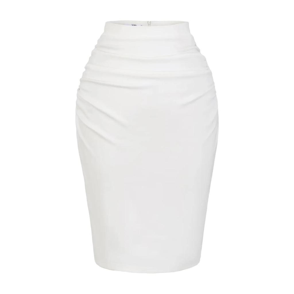 Feng Dian Mei Ku Herbst 2025 Faltenrock mit hohem Bund, sexy Schlitz für Damen - Europäischer & Amerikanischer Stil