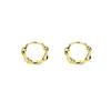 Twist Wave Simple Prevent Allergy Wave Earrings Women Jewelry Fashion  Accessories Hoop Earrings