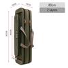 Hard Steel Fishing Rod bag Adjustable 2 3 4 Layer Tier Oxford Gear case with reel line Carrier for Travel Outdoor Organizer260319