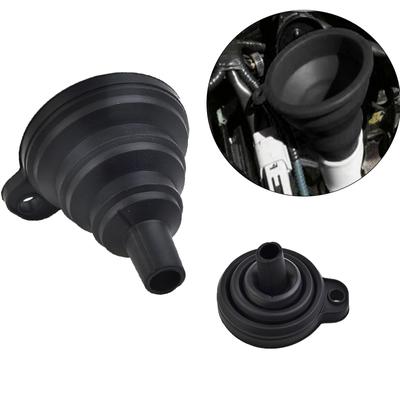 Foldable Car Engine Funnel Silicone Liquid Funnel Washer Fluid Change Portable Auto Engine Oil Petrol Change Funnel 7cmX6cm