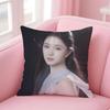 Popular fashion Chinese actress LLiu Haocun Cushion Cover Pillow Case Soft Friendly Fabric  Concealed Zipper