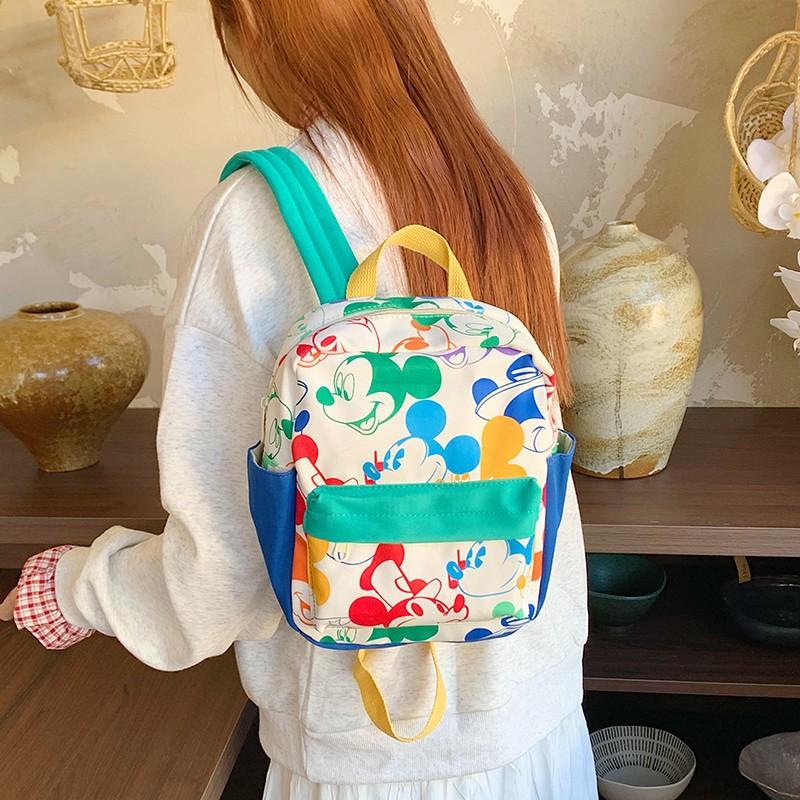 

New cute niche print student backpack children s cartoon versatile backpack kindergarten bag 20*10*28